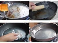很多人多說要養鍋..其實Q媽覺得黑鼎不需特別養鍋喔~只要煮完菜之後，趁著餘溫快速清洗擦拭乾淨即可! 
