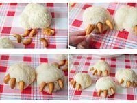 這是Q媽在備料時，突然來的靈感~
可愛雪白的小熊掌，原來就是猴頭菇+腰果製作而成的!在料理中尋找小小創意分享給大家!